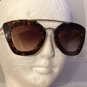 PRADA Cinema sunglasses ?️ made in Italy tortoise & gold sack & case Prada | Accessories | Prada Cinema Sunglasses Made In Italy  main image 3